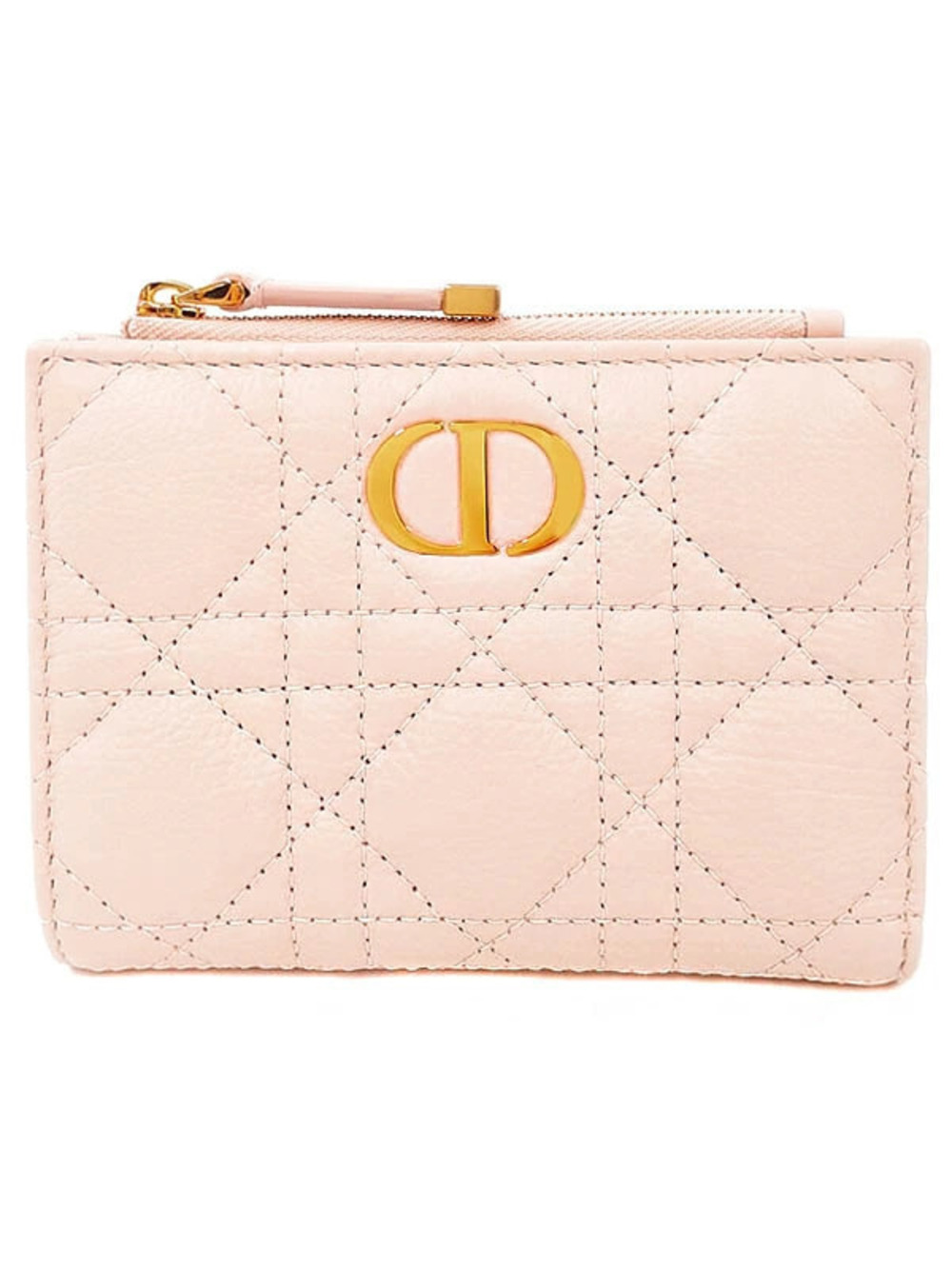 Christian Dior Caro Dahlia Wallet Bi fold Short